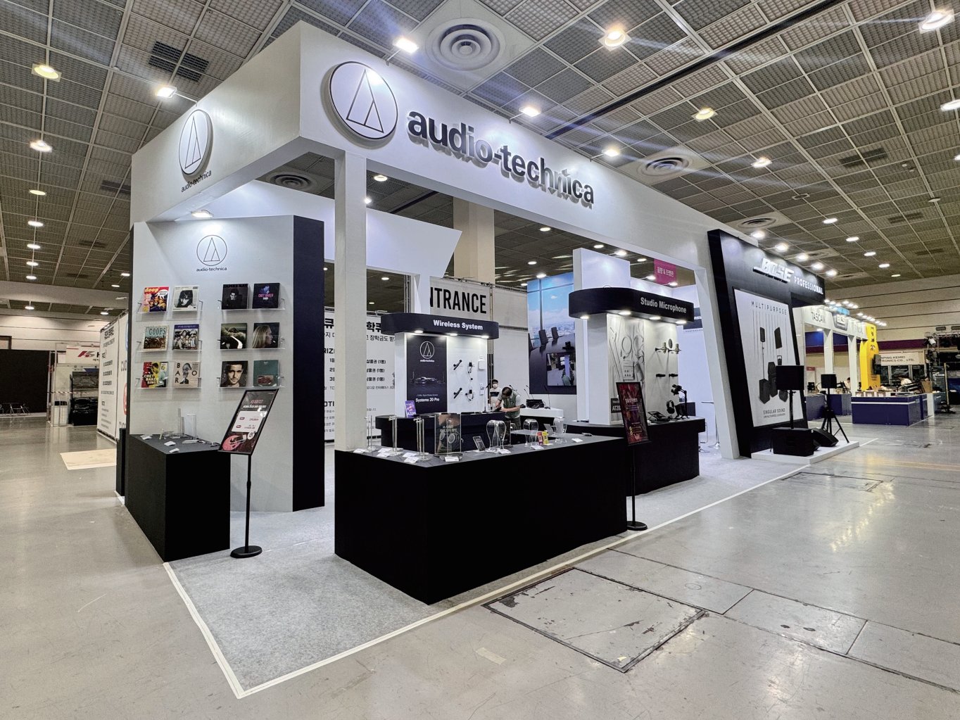 Audio-Technica音频产品体验展位实景